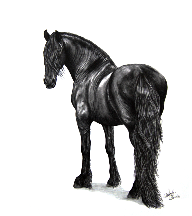 Roy Besser リトグラフ　厩舎 for inst black 11 web.png.